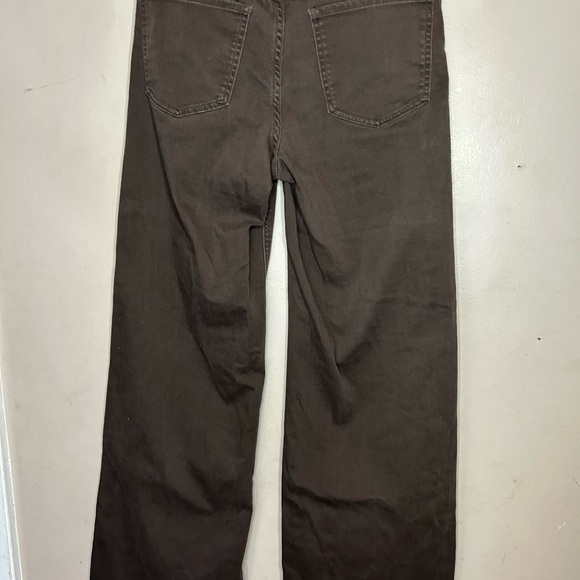 Quince Women Bella Stretch Wide Leg Jeans Coffee Bean Brown 28 - Picture 4 of 8